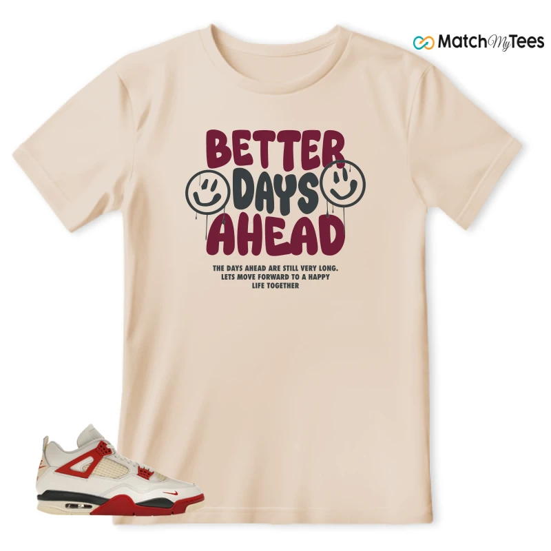 NIKE AIR JORDAN 4 BRICK AFTER BRICK SNEAKER Matching Tees t-shirt