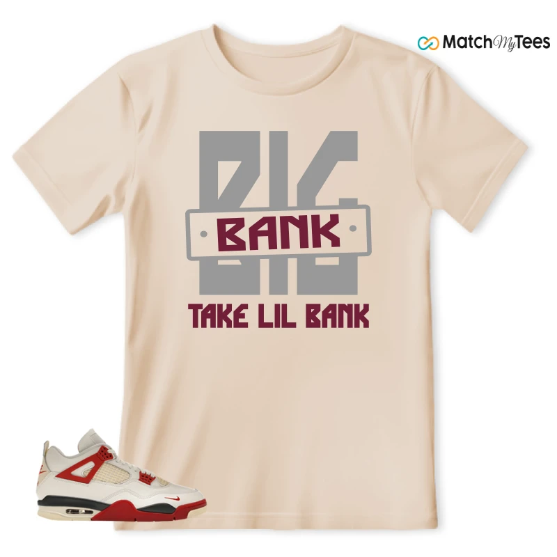 NIKE AIR JORDAN 4 BRICK AFTER BRICK SNEAKER Matching Tees t-shirt