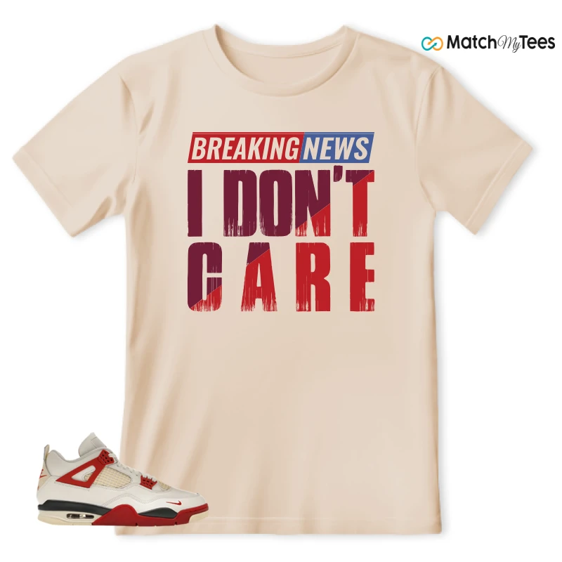 NIKE AIR JORDAN 4 BRICK AFTER BRICK SNEAKER Matching Tees t-shirt