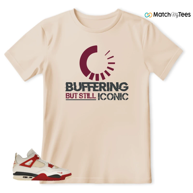 NIKE AIR JORDAN 4 BRICK AFTER BRICK SNEAKER Matching Tees t-shirt