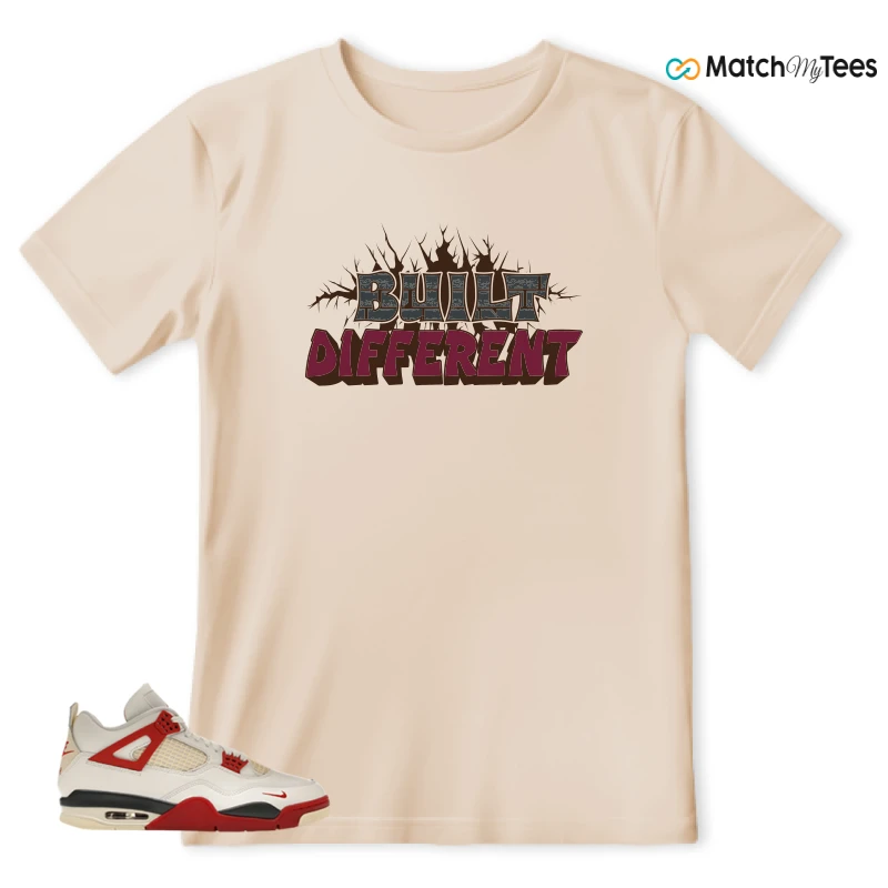 NIKE AIR JORDAN 4 BRICK AFTER BRICK SNEAKER Matching Tees t-shirt