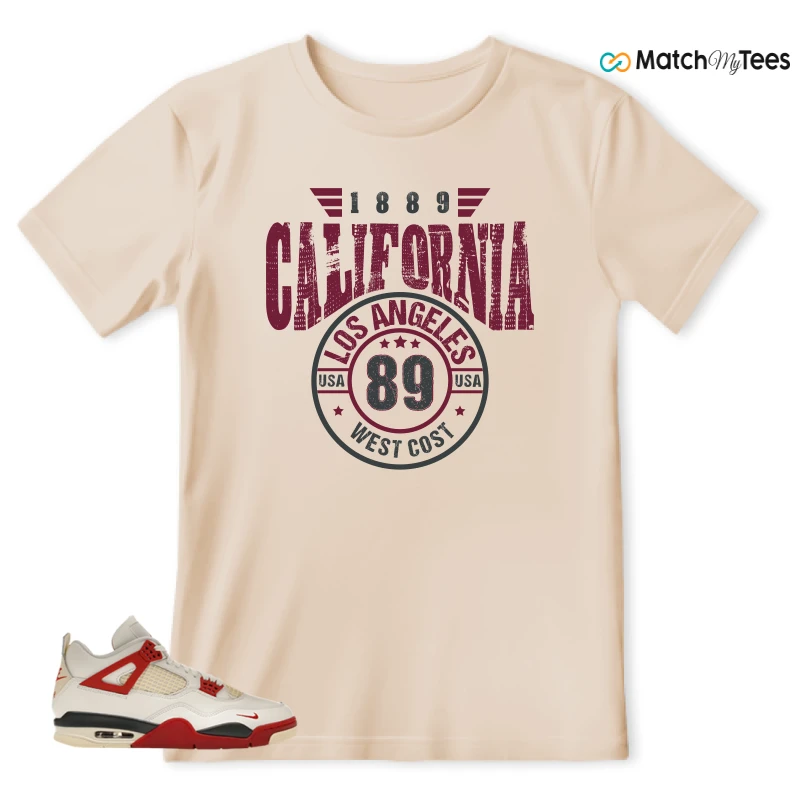 NIKE AIR JORDAN 4 BRICK AFTER BRICK SNEAKER Matching Tees t-shirt