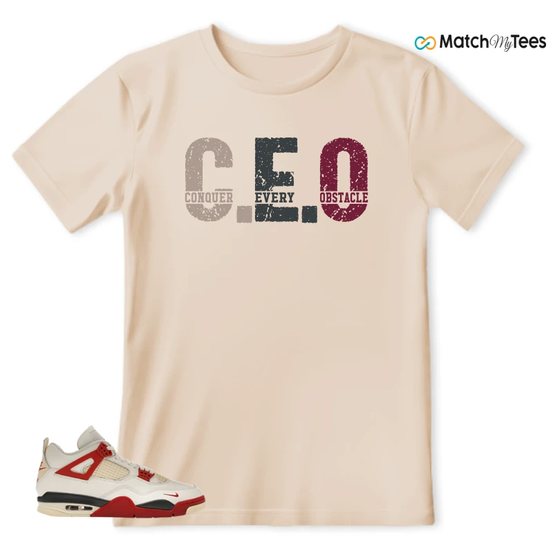 NIKE AIR JORDAN 4 BRICK AFTER BRICK SNEAKER Matching Tees t-shirt