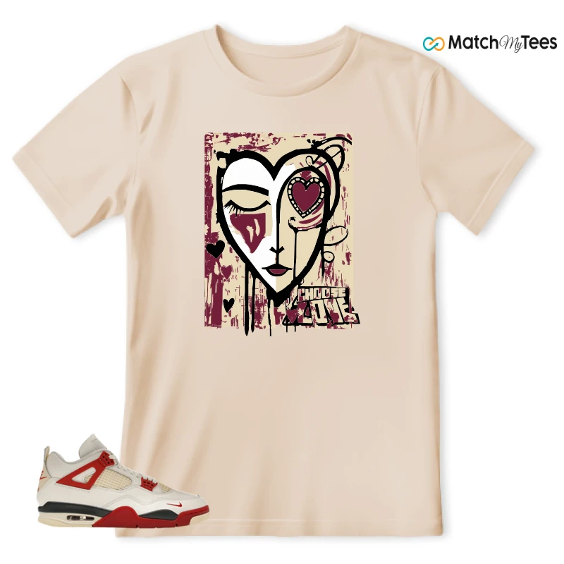 NIKE AIR JORDAN 4 BRICK AFTER BRICK SNEAKER Matching Tees t-shirt