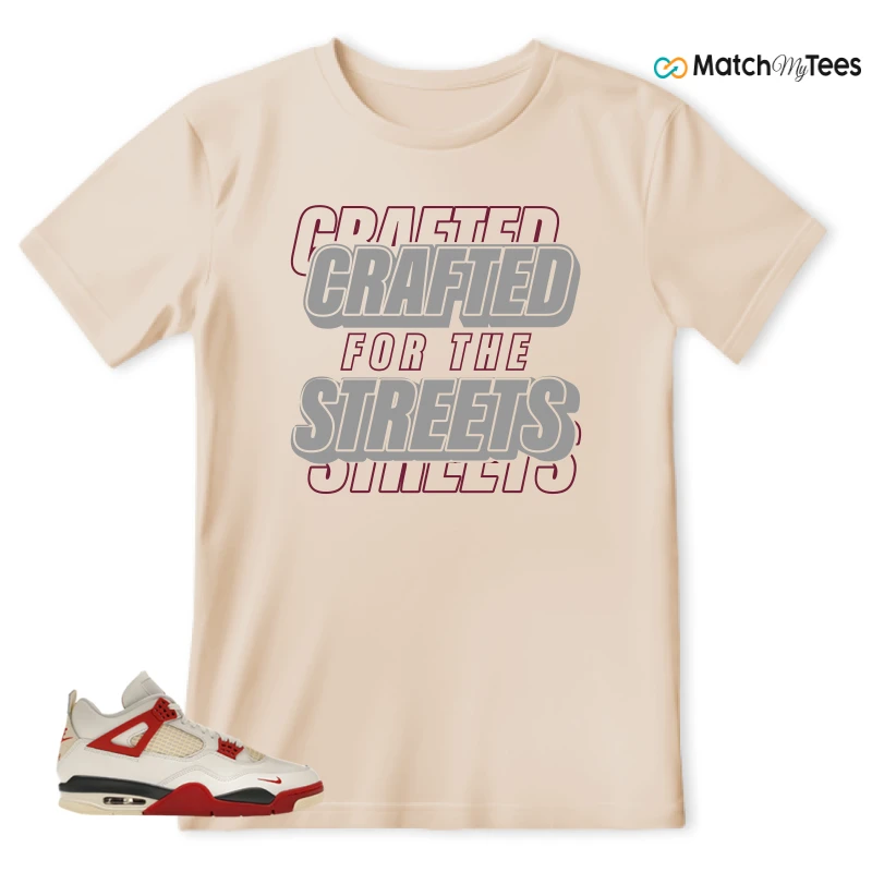 NIKE AIR JORDAN 4 BRICK AFTER BRICK SNEAKER Matching Tees t-shirt