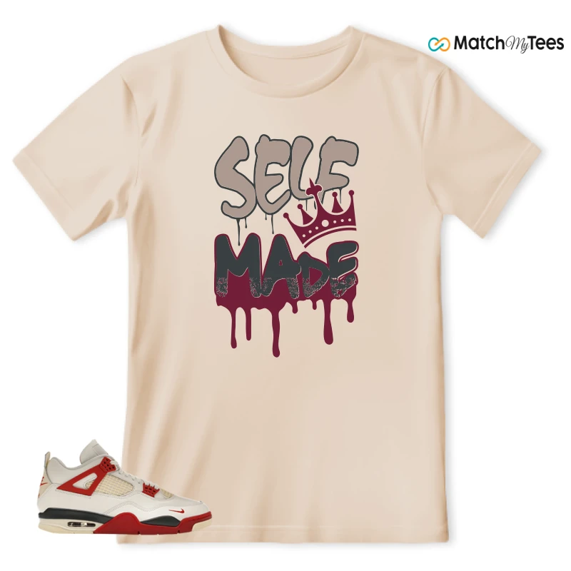 NIKE AIR JORDAN 4 BRICK AFTER BRICK SNEAKER Matching Tees t-shirt