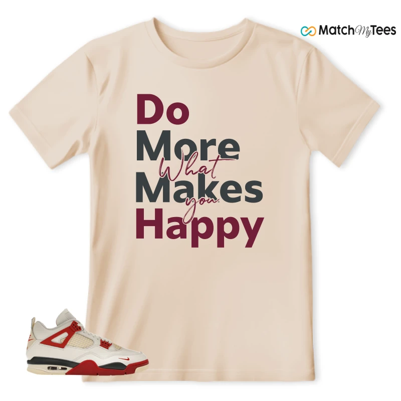 NIKE AIR JORDAN 4 BRICK AFTER BRICK SNEAKER Matching Tees t-shirt