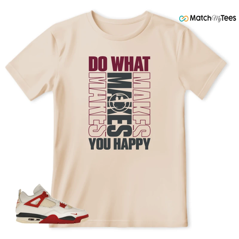 NIKE AIR JORDAN 4 BRICK AFTER BRICK SNEAKER Matching Tees t-shirt