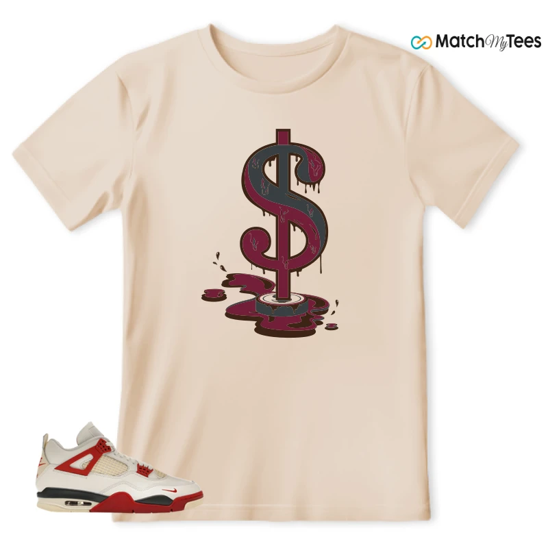 NIKE AIR JORDAN 4 BRICK AFTER BRICK SNEAKER Matching Tees t-shirt