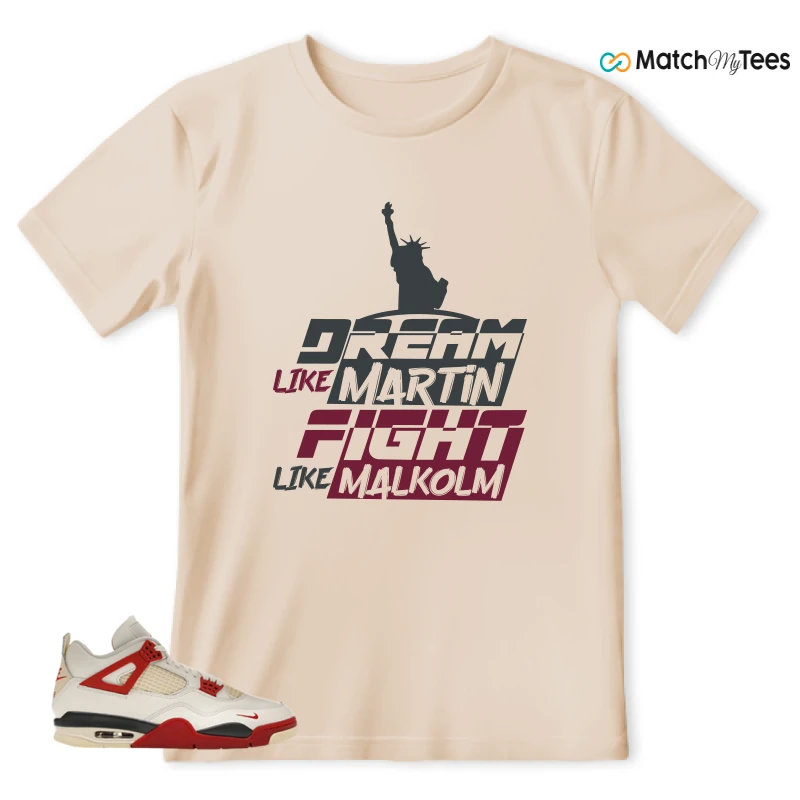 NIKE AIR JORDAN 4 BRICK AFTER BRICK SNEAKER Matching Tees t-shirt