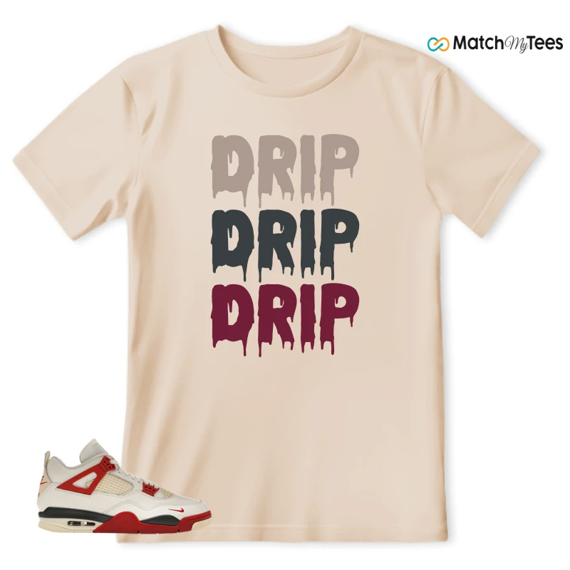 NIKE AIR JORDAN 4 BRICK AFTER BRICK SNEAKER Matching Tees t-shirt