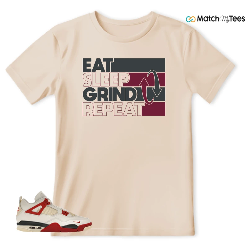 NIKE AIR JORDAN 4 BRICK AFTER BRICK SNEAKER Matching Tees t-shirt