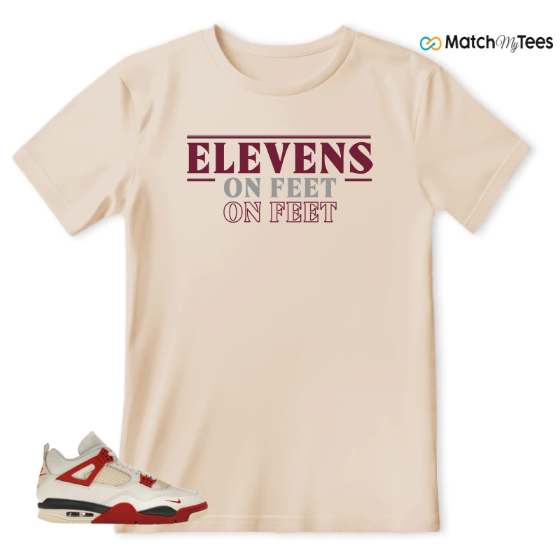 NIKE AIR JORDAN 4 BRICK AFTER BRICK SNEAKER Matching Tees t-shirt