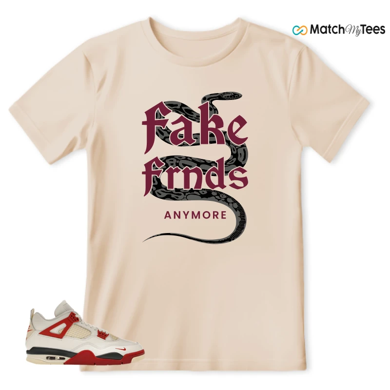 NIKE AIR JORDAN 4 BRICK AFTER BRICK SNEAKER Matching Tees t-shirt