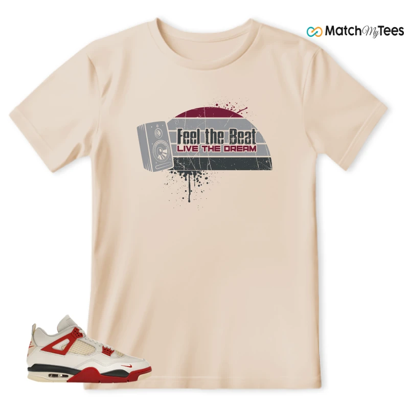 NIKE AIR JORDAN 4 BRICK AFTER BRICK SNEAKER Matching Tees t-shirt
