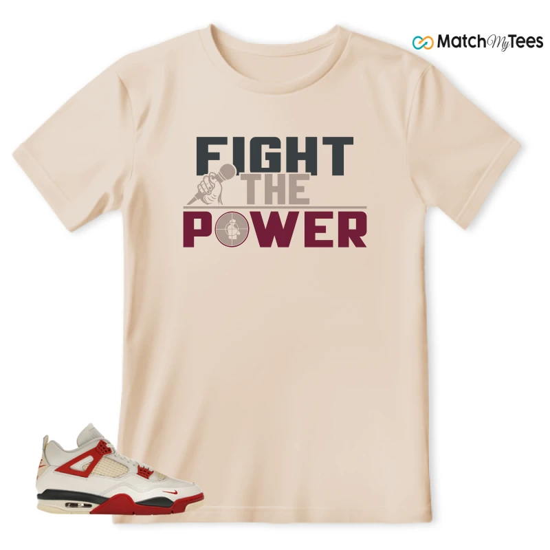 NIKE AIR JORDAN 4 BRICK AFTER BRICK SNEAKER Matching Tees t-shirt