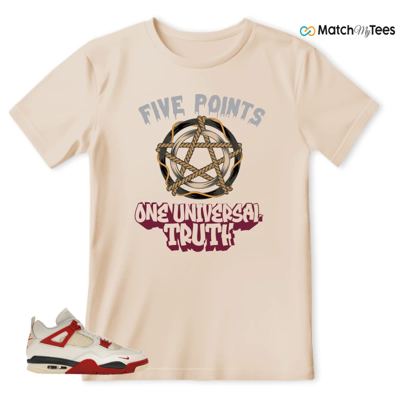 NIKE AIR JORDAN 4 BRICK AFTER BRICK SNEAKER Matching Tees t-shirt