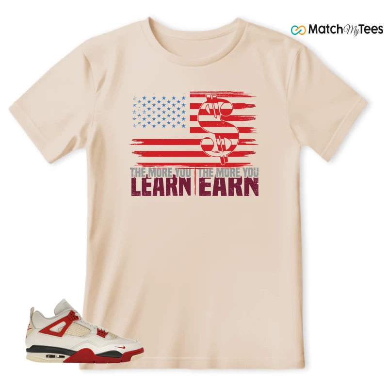 NIKE AIR JORDAN 4 BRICK AFTER BRICK SNEAKER Matching Tees t-shirt
