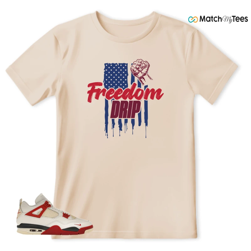 NIKE AIR JORDAN 4 BRICK AFTER BRICK SNEAKER Matching Tees t-shirt