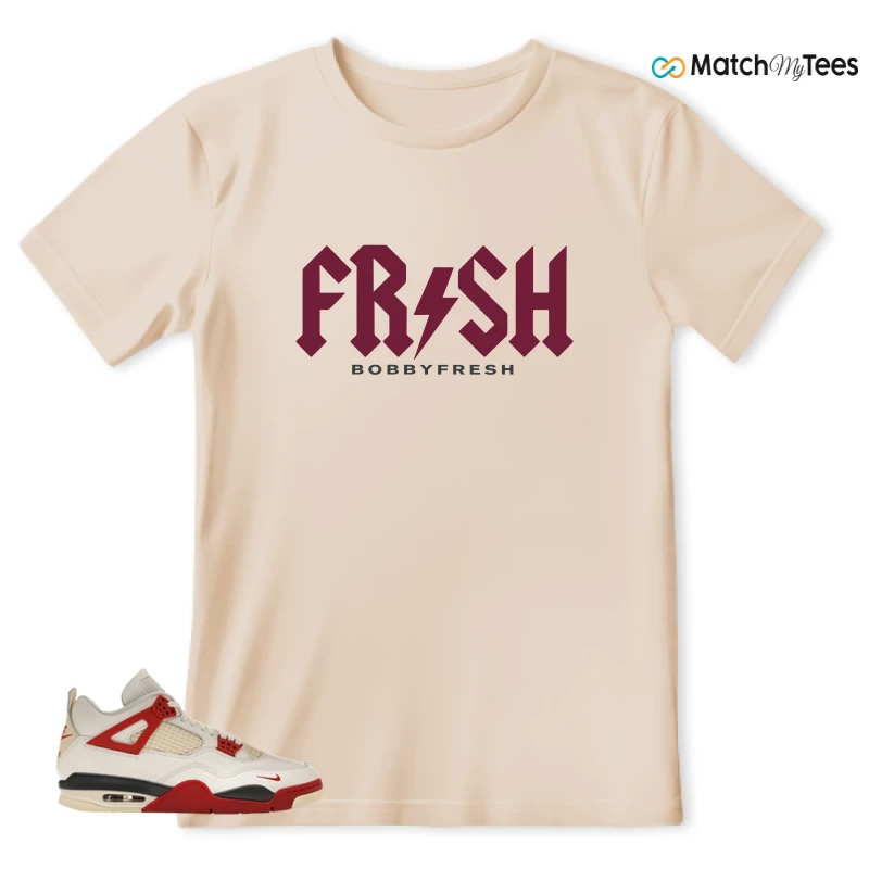 NIKE AIR JORDAN 4 BRICK AFTER BRICK SNEAKER Matching Tees t-shirt
