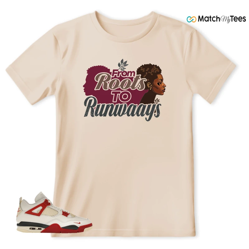 NIKE AIR JORDAN 4 BRICK AFTER BRICK SNEAKER Matching Tees t-shirt