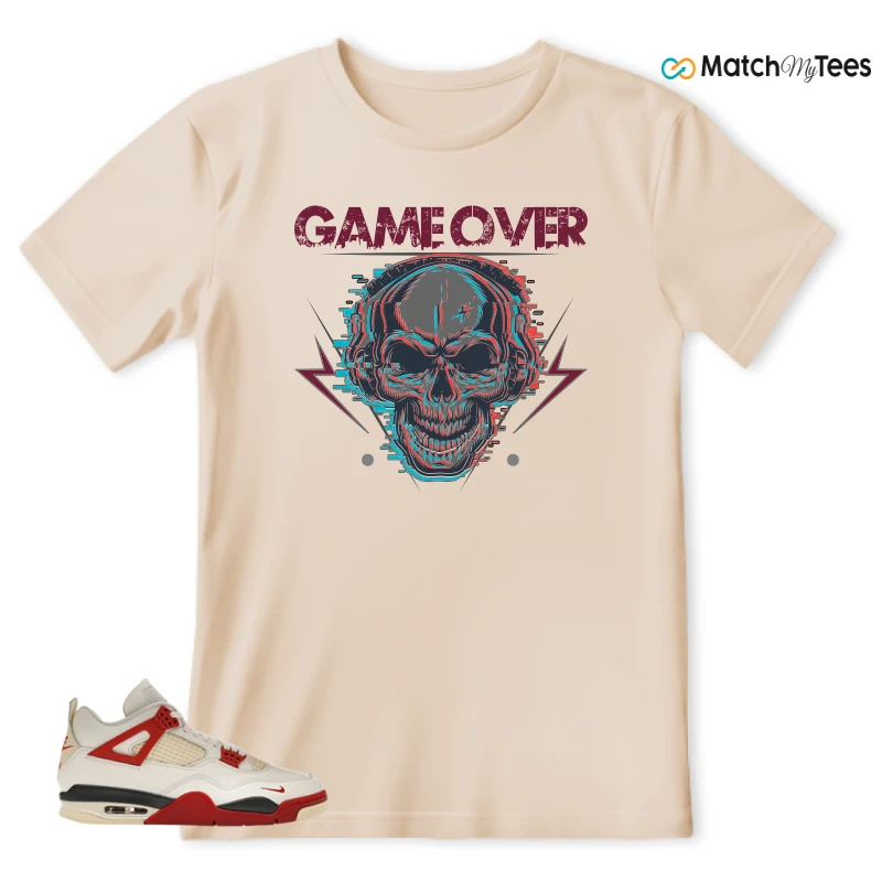 NIKE AIR JORDAN 4 BRICK AFTER BRICK SNEAKER Matching Tees t-shirt