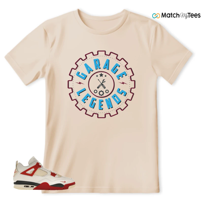 NIKE AIR JORDAN 4 BRICK AFTER BRICK SNEAKER Matching Tees t-shirt