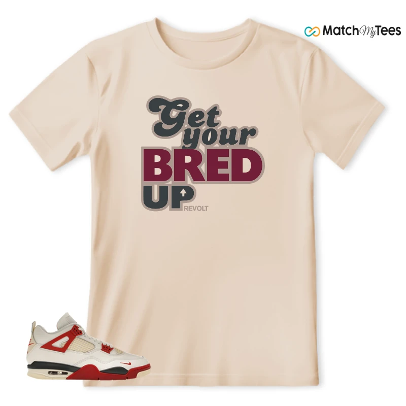 NIKE AIR JORDAN 4 BRICK AFTER BRICK SNEAKER Matching Tees t-shirt