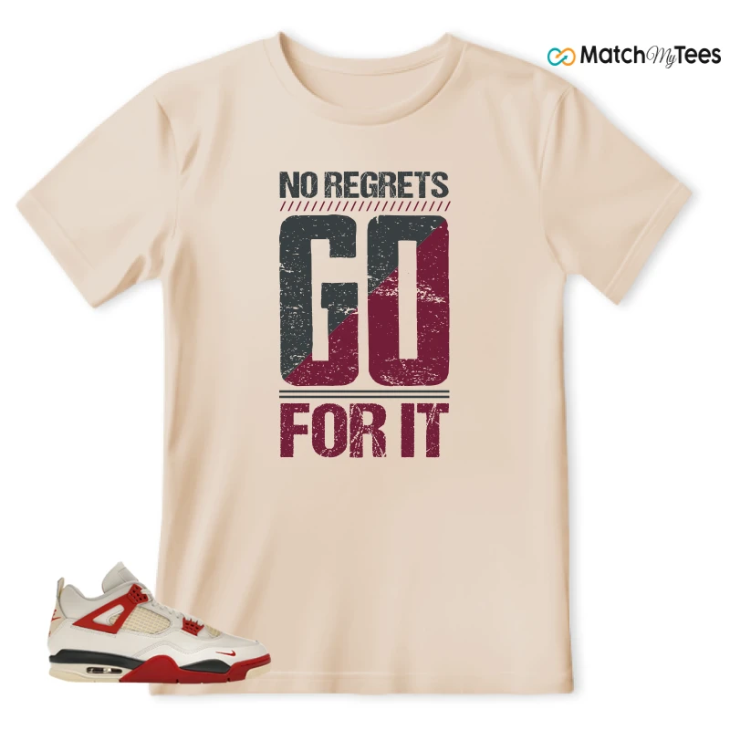 NIKE AIR JORDAN 4 BRICK AFTER BRICK SNEAKER Matching Tees t-shirt