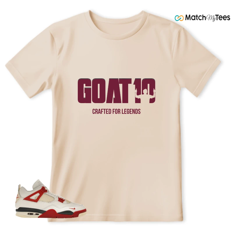 NIKE AIR JORDAN 4 BRICK AFTER BRICK SNEAKER Matching Tees t-shirt