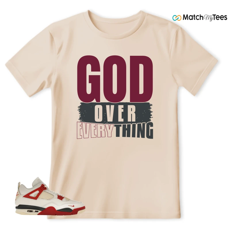 NIKE AIR JORDAN 4 BRICK AFTER BRICK SNEAKER Matching Tees t-shirt