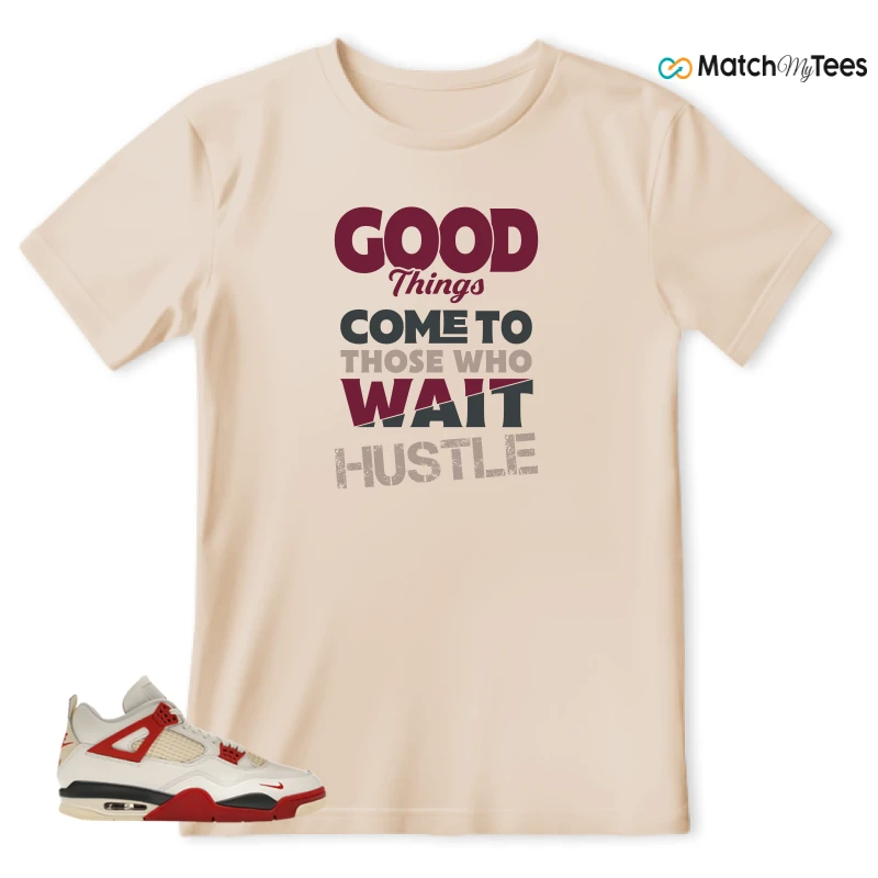 NIKE AIR JORDAN 4 BRICK AFTER BRICK SNEAKER Matching Tees t-shirt