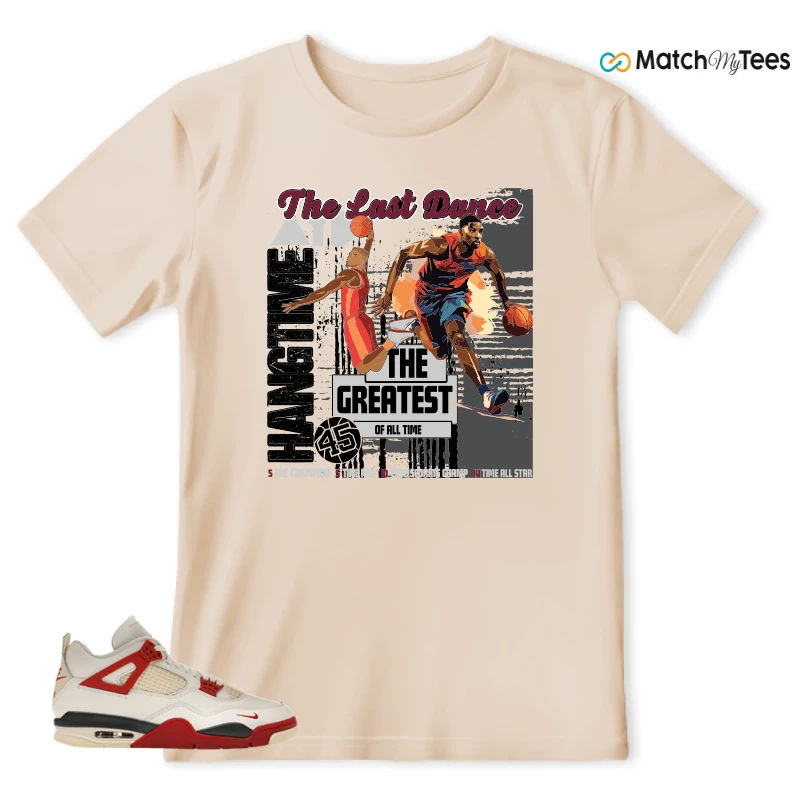 NIKE AIR JORDAN 4 BRICK AFTER BRICK SNEAKER Matching Tees t-shirt