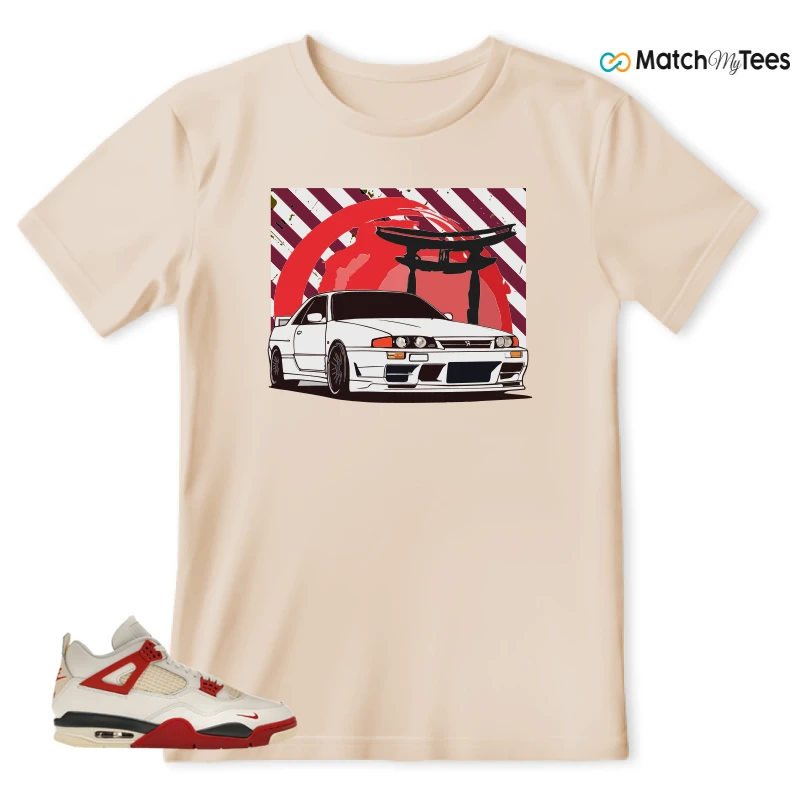 NIKE AIR JORDAN 4 BRICK AFTER BRICK SNEAKER Matching Tees t-shirt