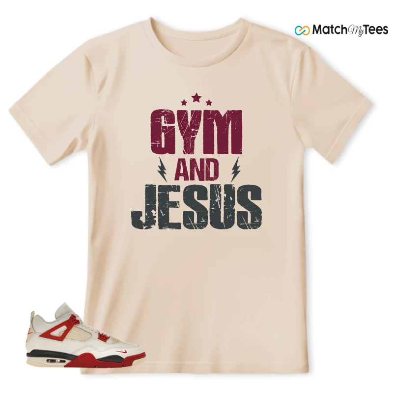 NIKE AIR JORDAN 4 BRICK AFTER BRICK SNEAKER Matching Tees t-shirt