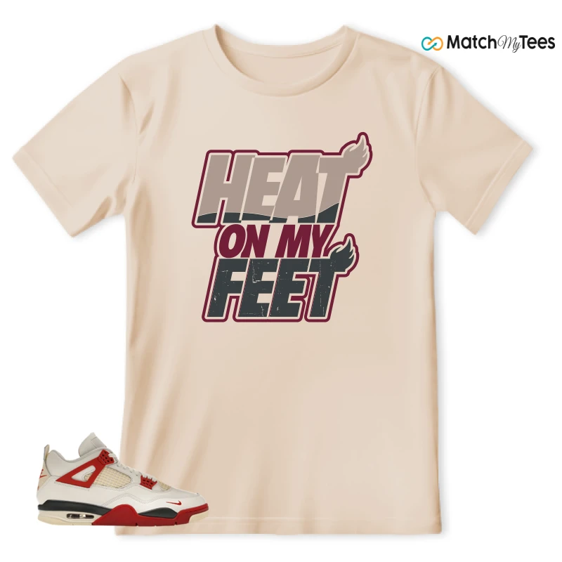 NIKE AIR JORDAN 4 BRICK AFTER BRICK SNEAKER Matching Tees t-shirt
