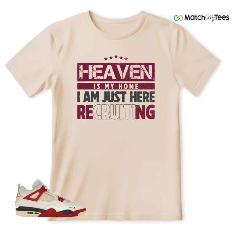 NIKE AIR JORDAN 4 BRICK AFTER BRICK SNEAKER Matching Tees t-shirt