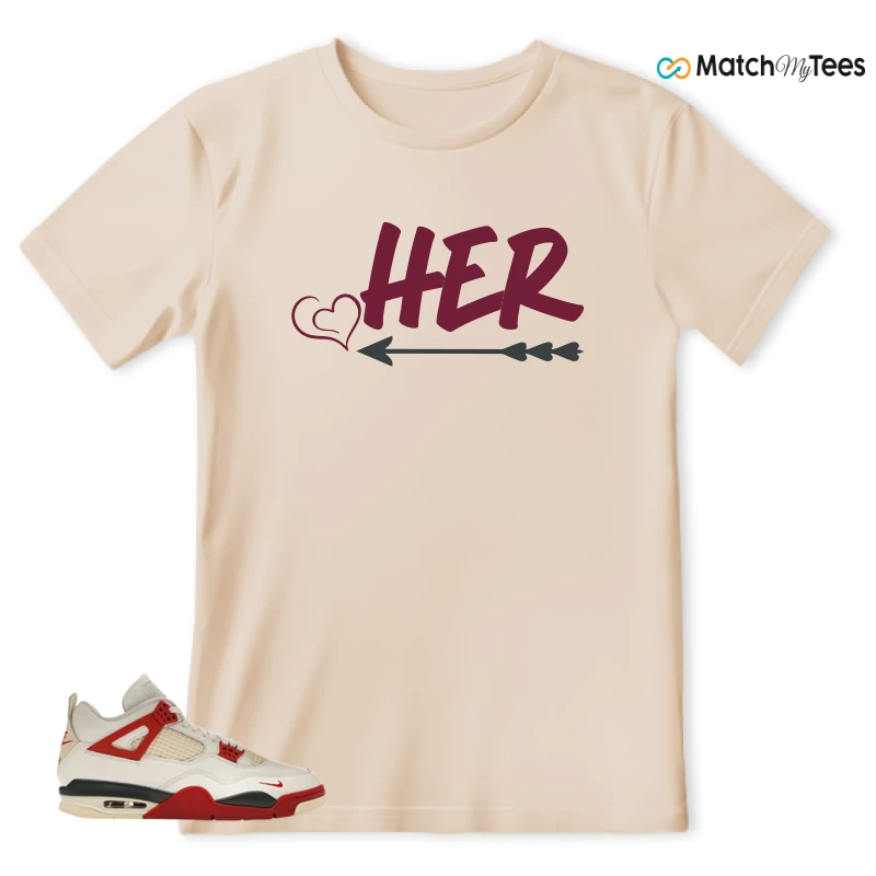 NIKE AIR JORDAN 4 BRICK AFTER BRICK SNEAKER Matching Tees t-shirt