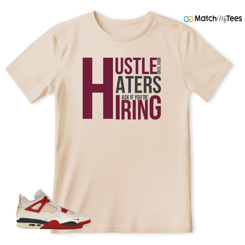NIKE AIR JORDAN 4 BRICK AFTER BRICK SNEAKER Matching Tees t-shirt