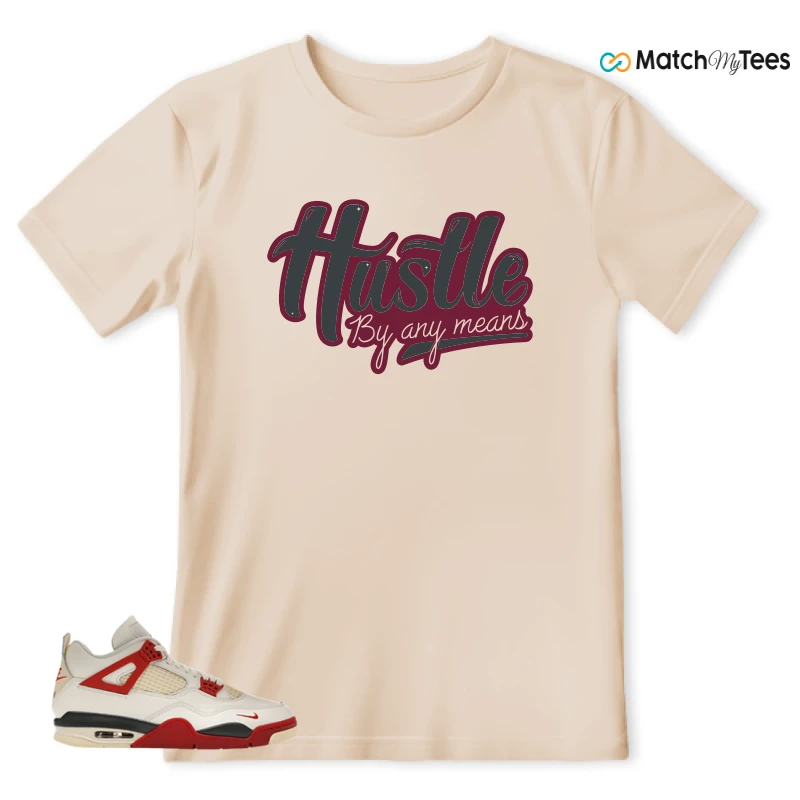 NIKE AIR JORDAN 4 BRICK AFTER BRICK SNEAKER Matching Tees t-shirt