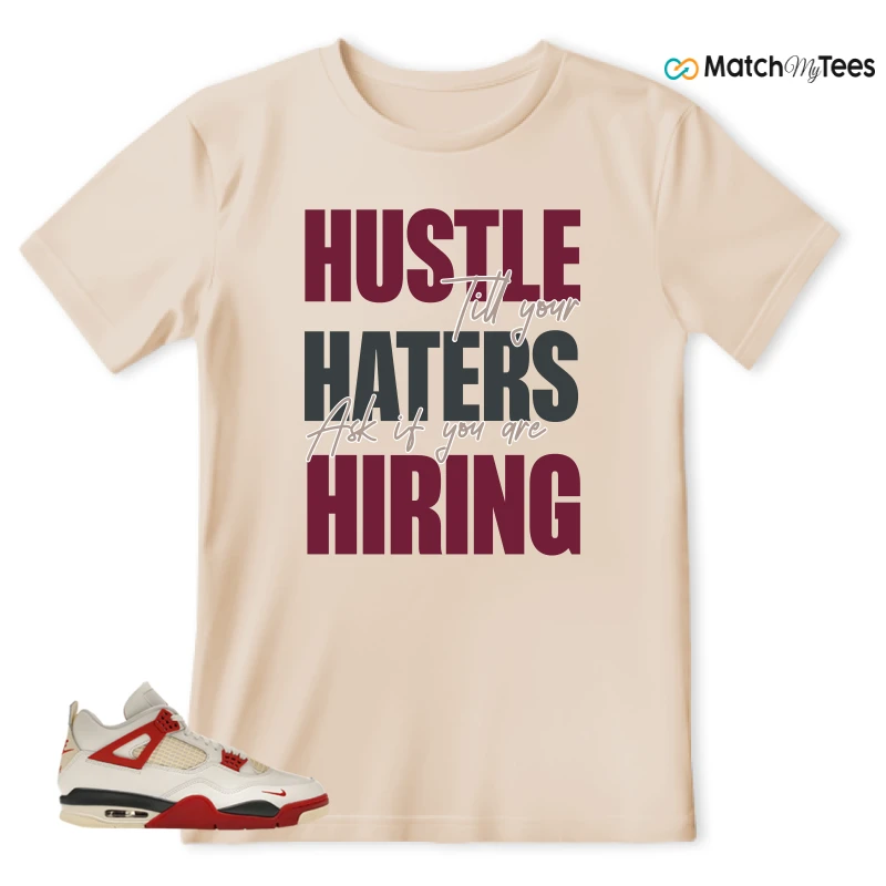 NIKE AIR JORDAN 4 BRICK AFTER BRICK SNEAKER Matching Tees t-shirt