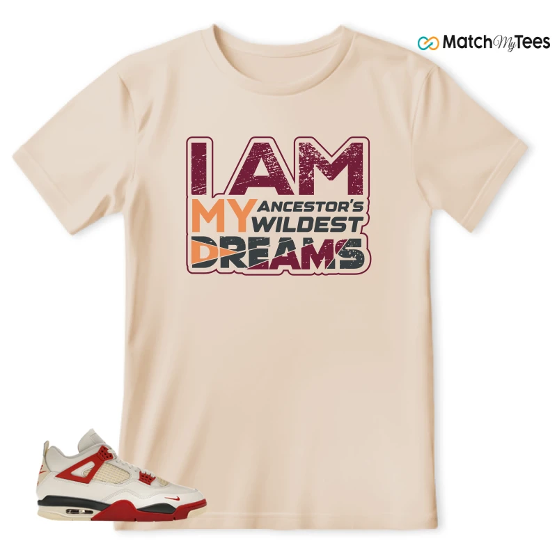 NIKE AIR JORDAN 4 BRICK AFTER BRICK SNEAKER Matching Tees t-shirt