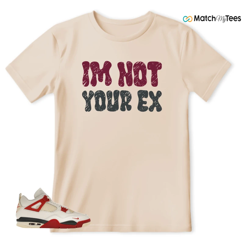 NIKE AIR JORDAN 4 BRICK AFTER BRICK SNEAKER Matching Tees t-shirt