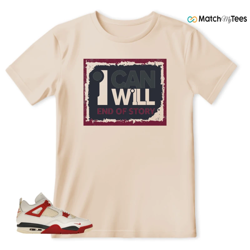 NIKE AIR JORDAN 4 BRICK AFTER BRICK SNEAKER Matching Tees t-shirt