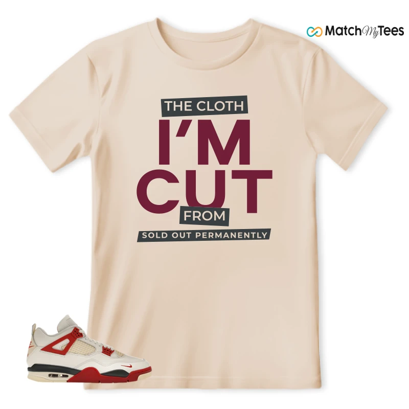 NIKE AIR JORDAN 4 BRICK AFTER BRICK SNEAKER Matching Tees t-shirt