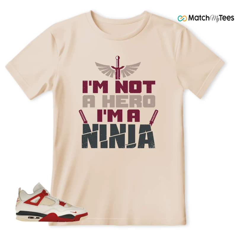 NIKE AIR JORDAN 4 BRICK AFTER BRICK SNEAKER Matching Tees t-shirt