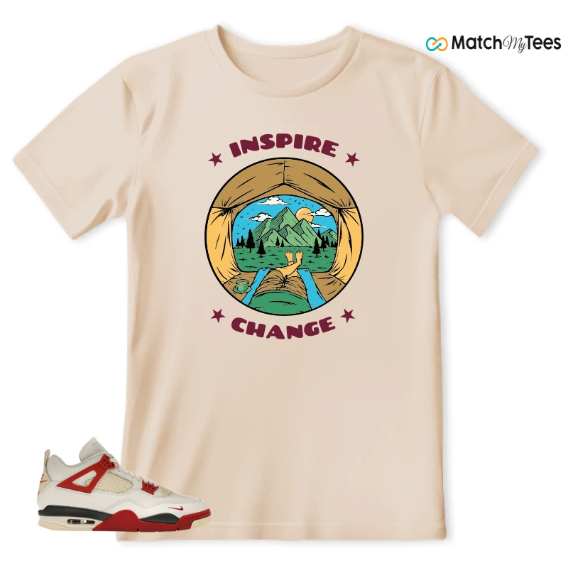 NIKE AIR JORDAN 4 BRICK AFTER BRICK SNEAKER Matching Tees t-shirt