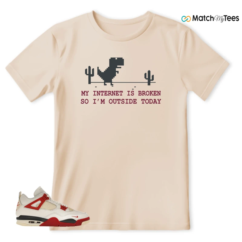 NIKE AIR JORDAN 4 BRICK AFTER BRICK SNEAKER Matching Tees t-shirt