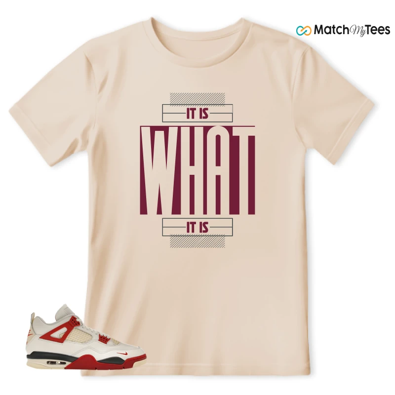 NIKE AIR JORDAN 4 BRICK AFTER BRICK SNEAKER Matching Tees t-shirt
