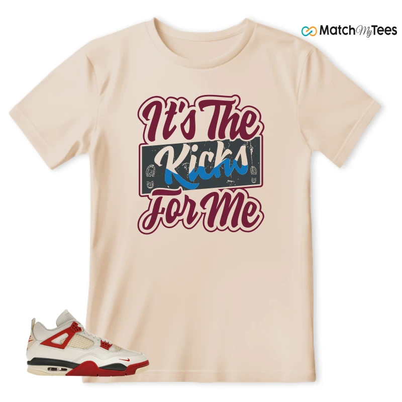NIKE AIR JORDAN 4 BRICK AFTER BRICK SNEAKER Matching Tees t-shirt